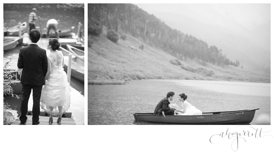 canoe wedding pictures