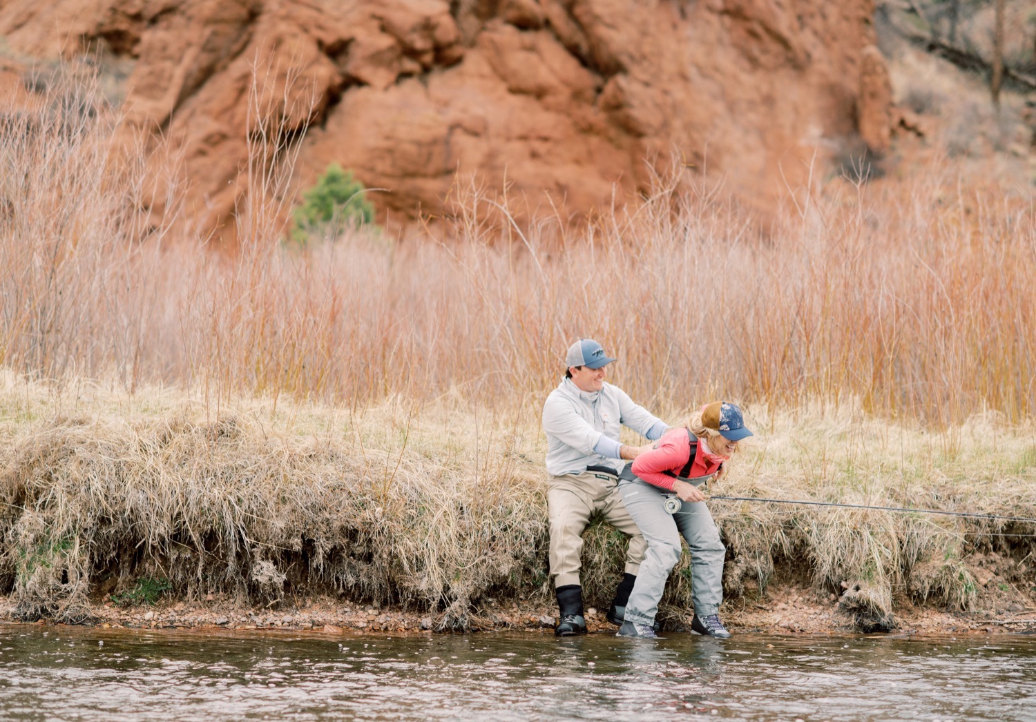 fly fishing engagement fly fishing adventure session deckers fly fishing