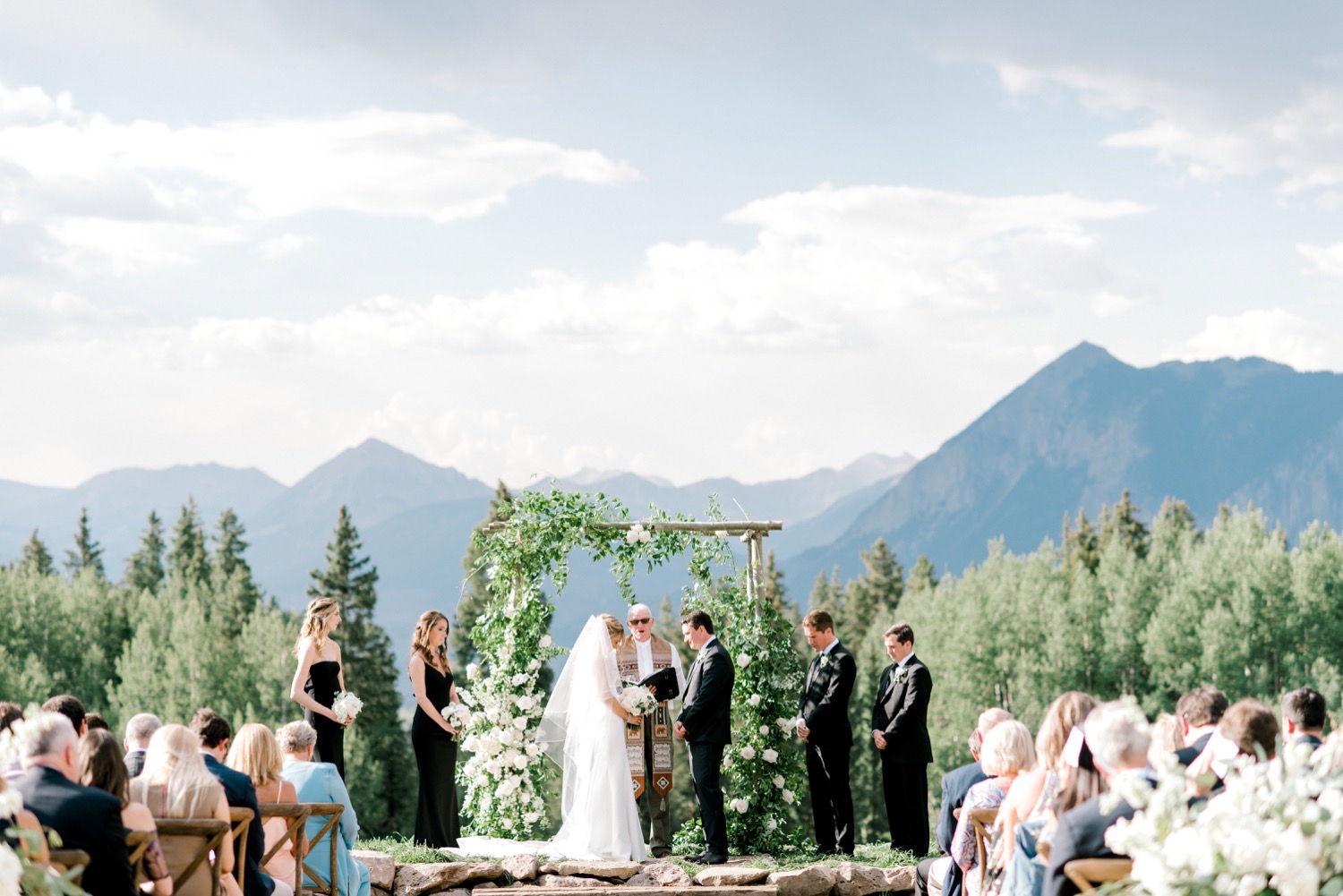 wedding ceremony in mount crested butte crested butte wedding