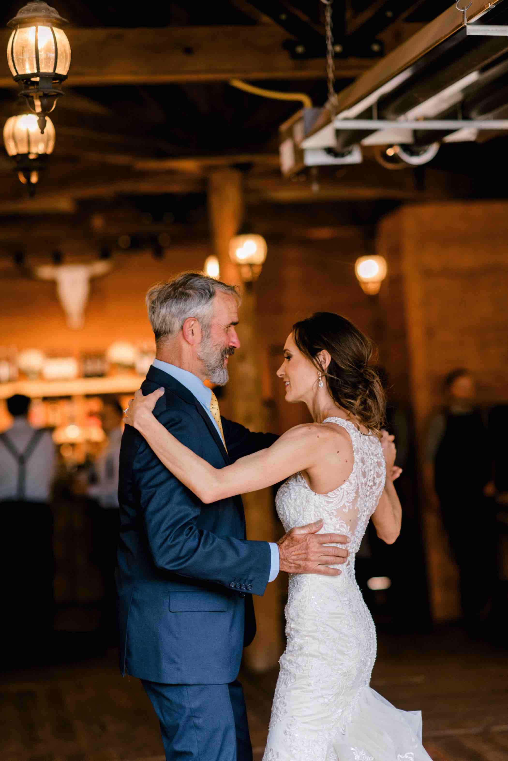 Father daughter dance at Piney River Ranch in Vail Colorado. Photo by Ali and Garrett, Romantic, Adventurous, Nostalgic Wedding Photographers.