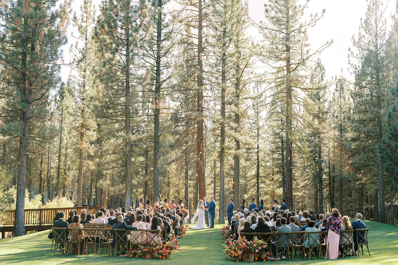 Chalet View Lodge California Wedding Ceremony
