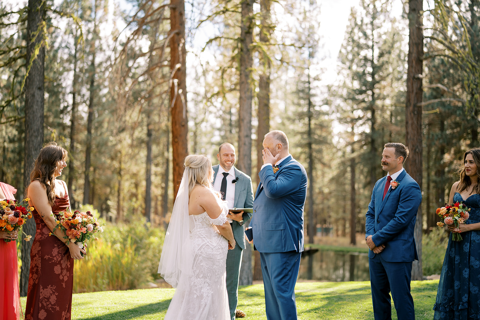 Wedding Ceremony at Chalet View Lodge